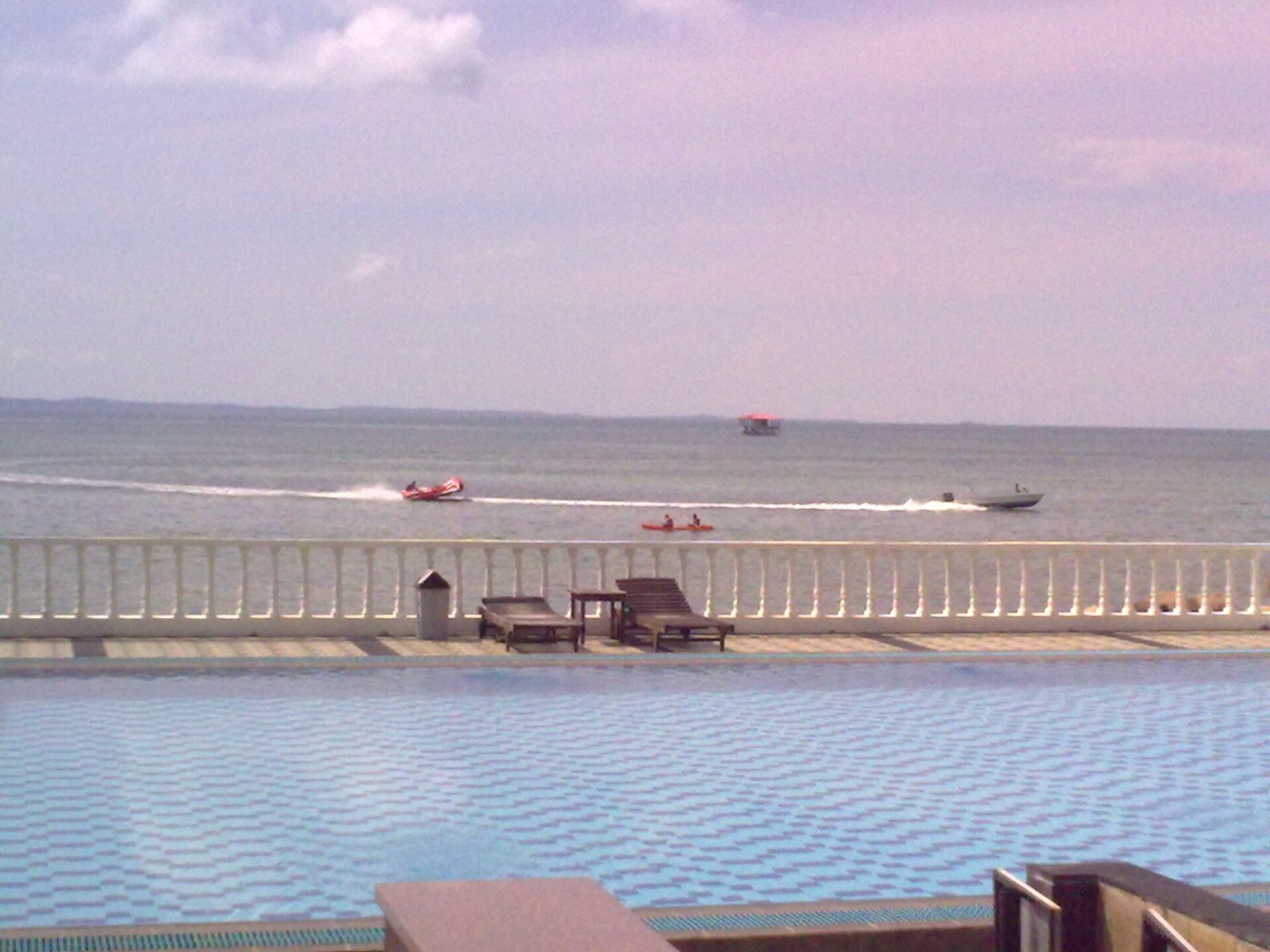 Tropical resort beach on Bintan Island, Indonesia