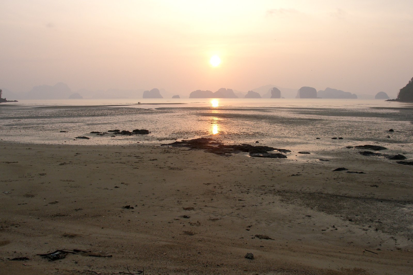 Sunrise over the beach at Koh Yao Noi, Phang Nga Bay, Thailand