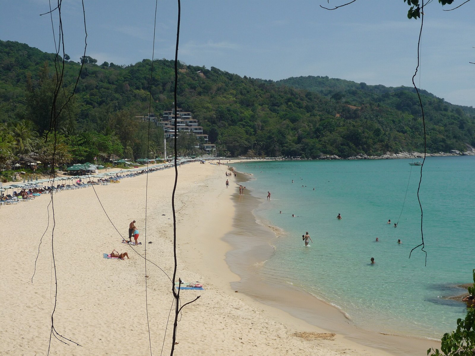 Beachfront villa coastline in Thailand