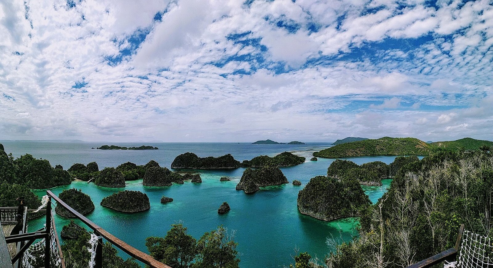Piaynemo island cluster and lagoon, a diving and liveaboard hub in Raja Ampat, West Papua, Indonesia