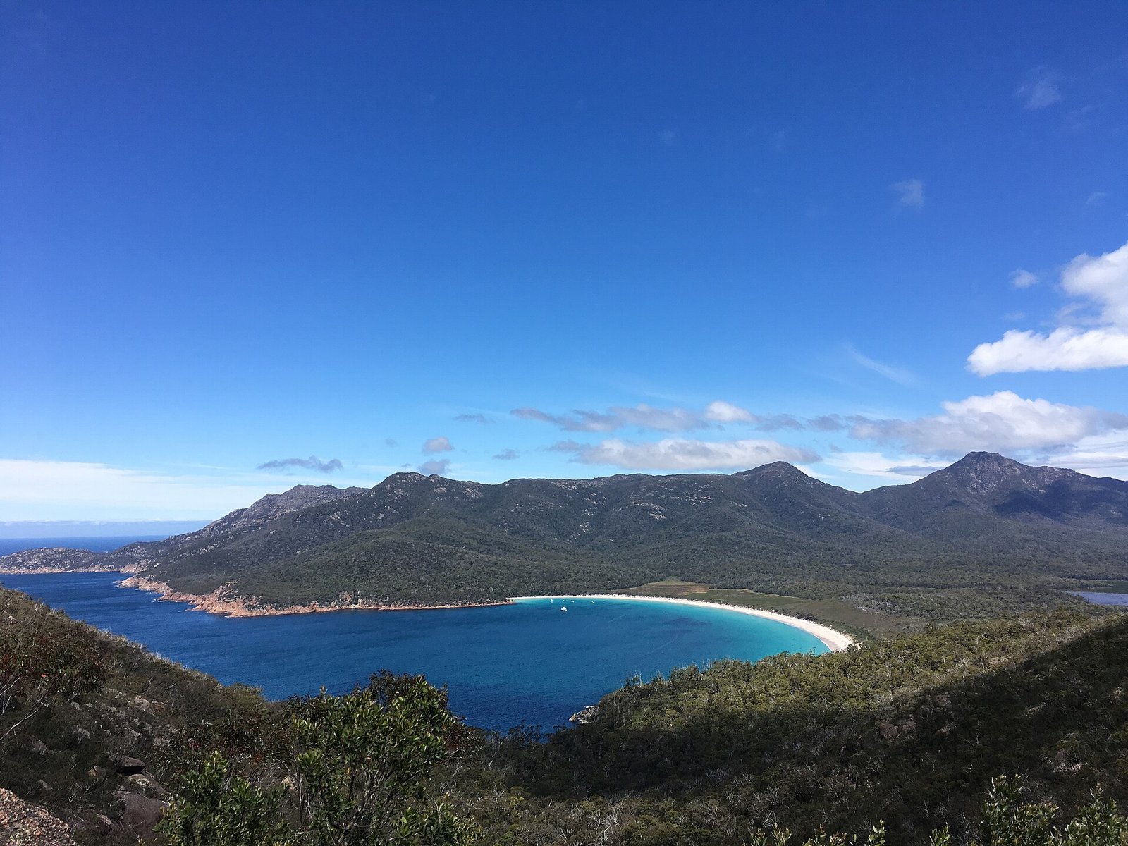 Wineglass Bay on the Freycinet Peninsula, Tasmania