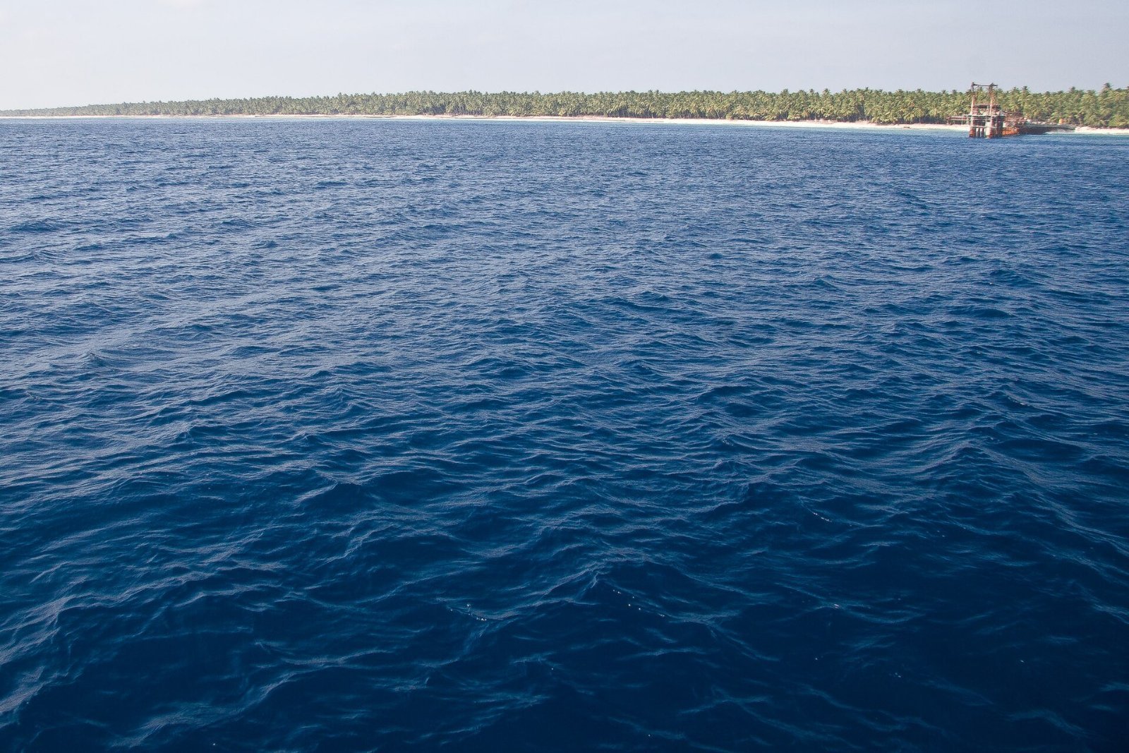 Agatti Island coastline, Lakshadweep, India