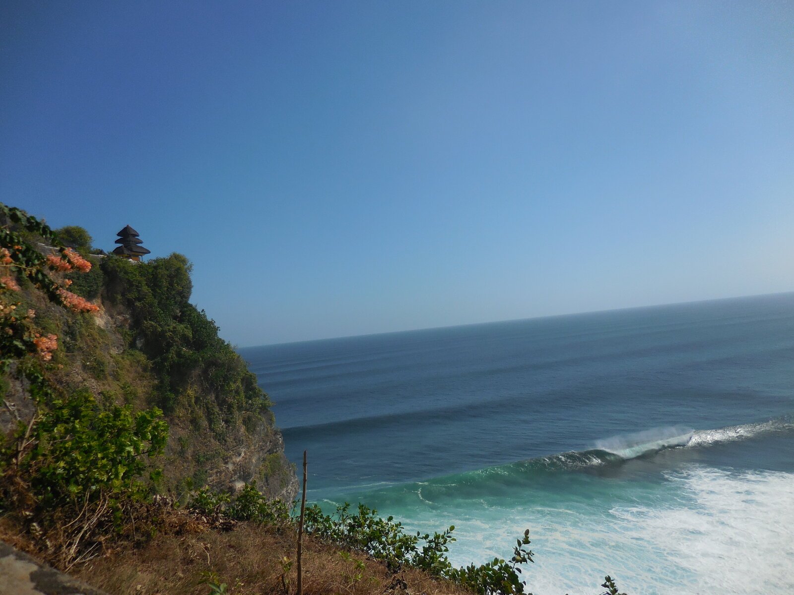 Clifftop view over the ocean near Uluwatu, Bali, Indonesia