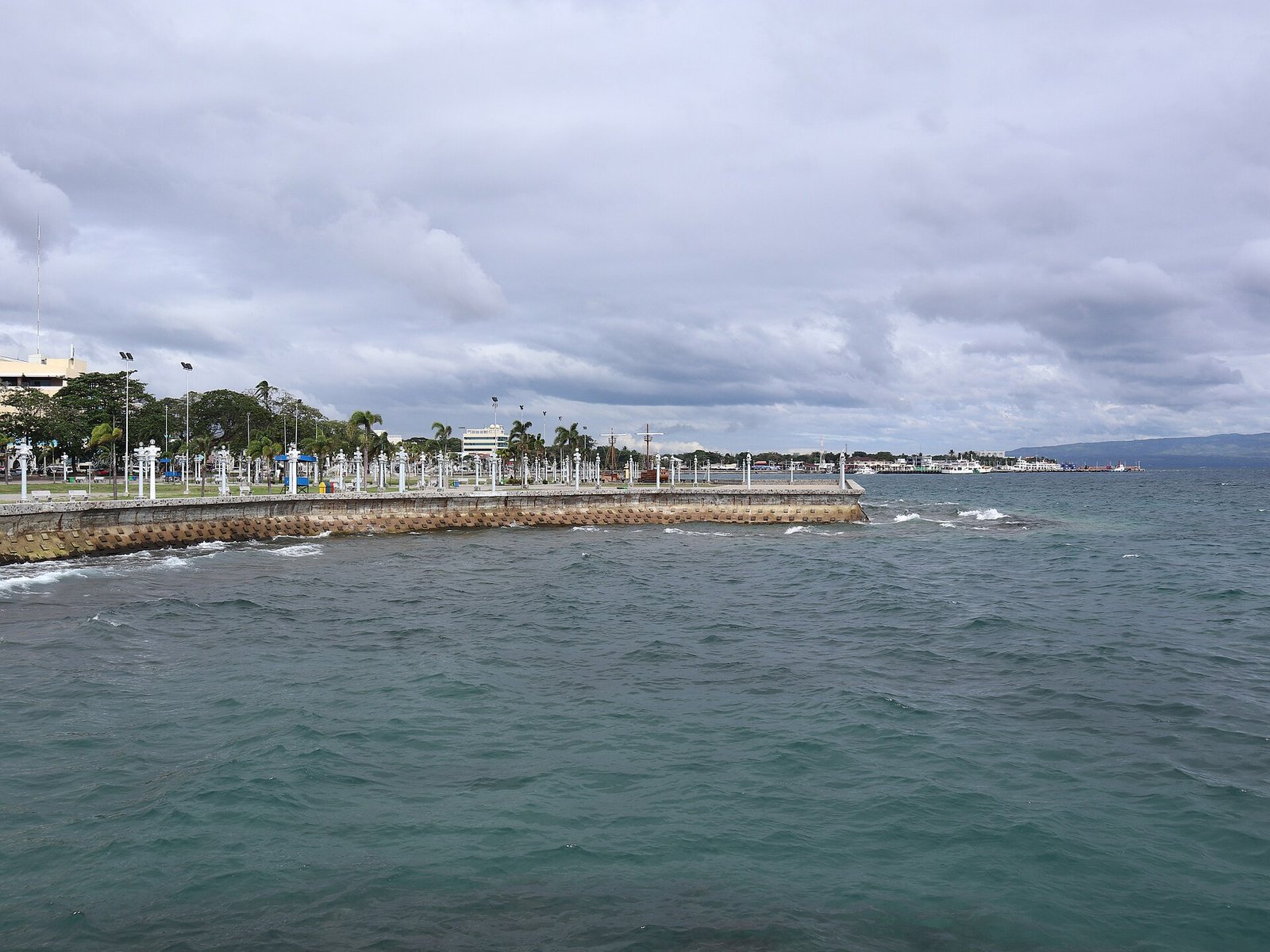 Rizal Boulevard waterfront in Dumaguete, Negros Oriental