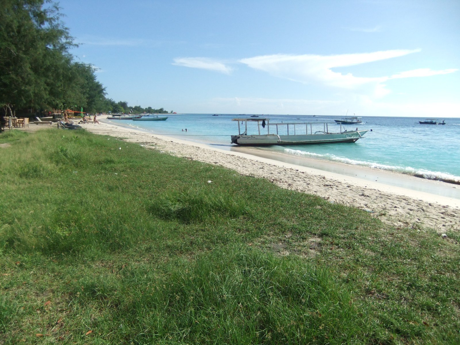 Beach on Gili Trawangan island, Indonesia