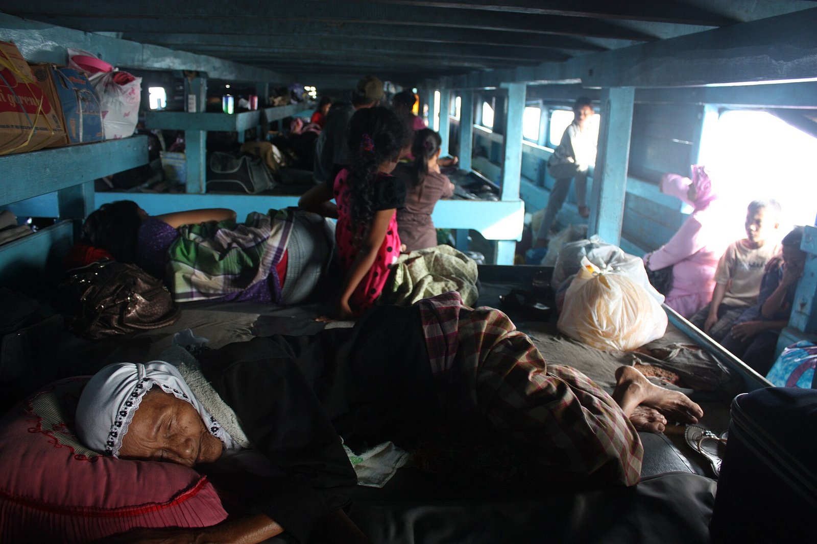 Passenger ferry running between Malenge in the Togean Islands and Ampana