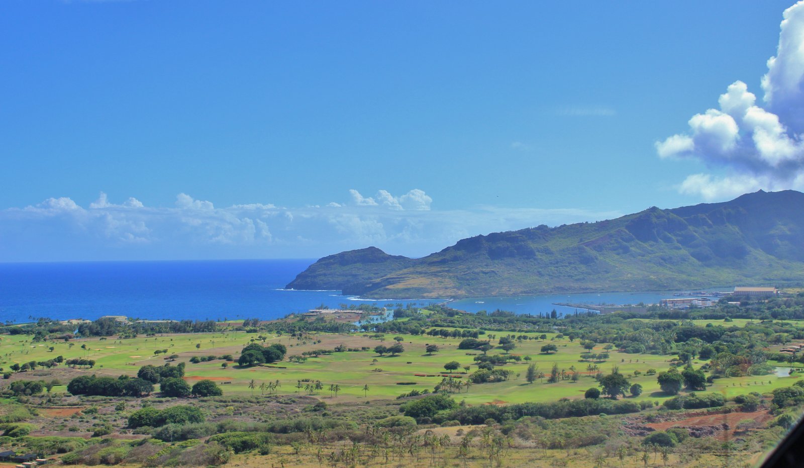 Aerial view of Kauai, Hawaii