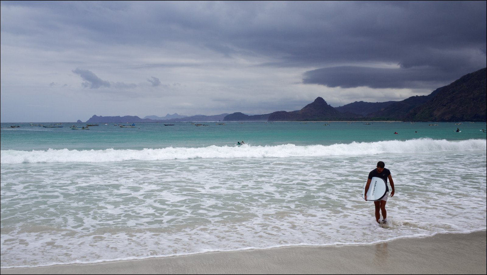 Coastal scenery in Lombok, Indonesia