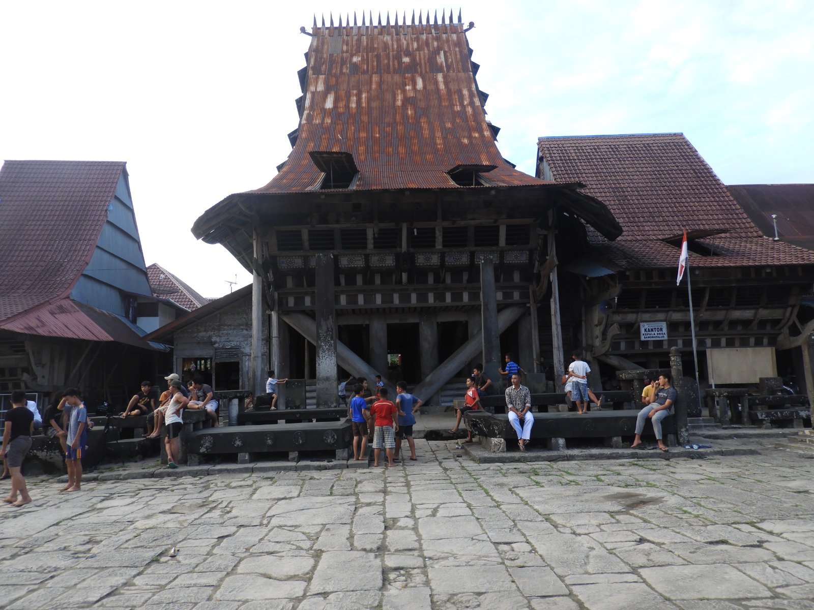 Traditional Omo Sebua clan house, Nias Island, Indonesia