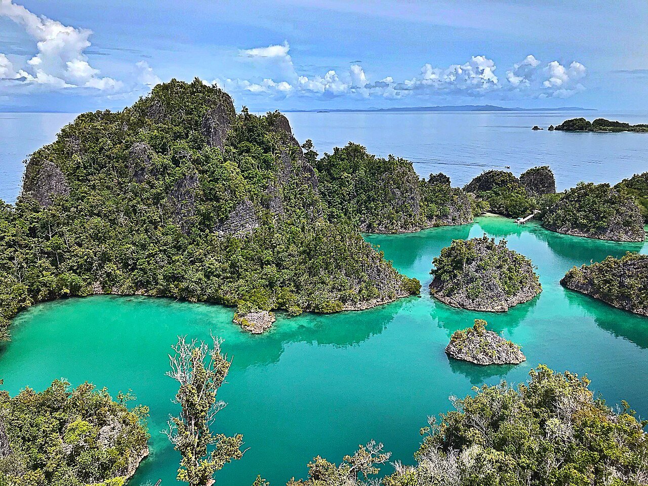 Piaynemo, Raja Ampat · illustrative photograph · Photo: peter harris, CC0, via Wikimedia Commons