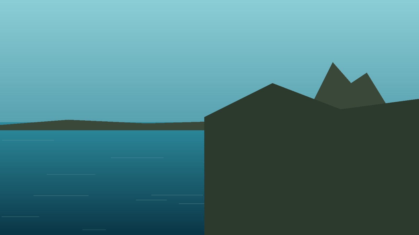 Illustrative coastal cliff and sea scene representing Bali, for comparison with Jakarta's Thousand Islands