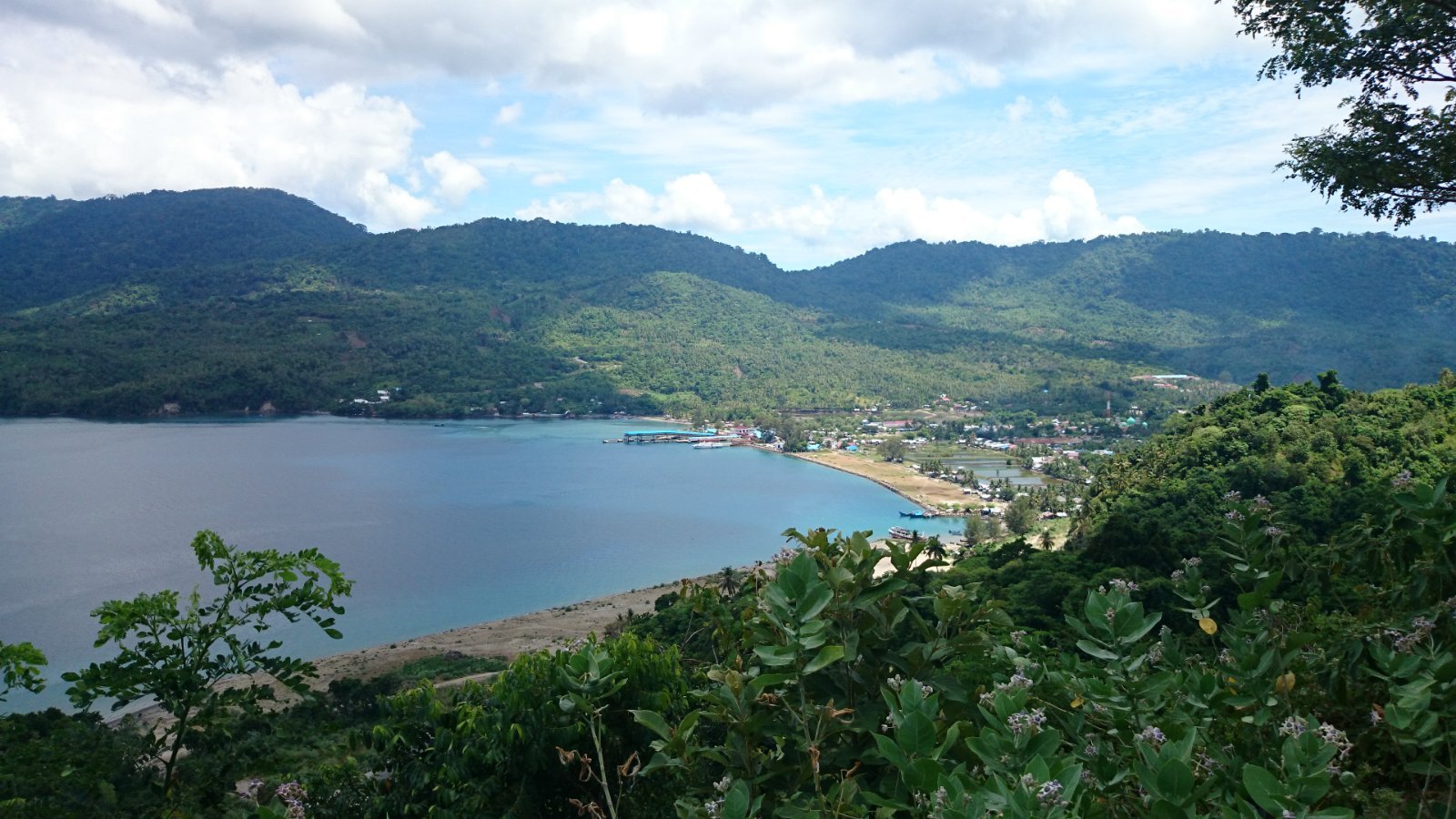 Coastal viewpoint over Weh Island, Sabang, Aceh, Indonesia